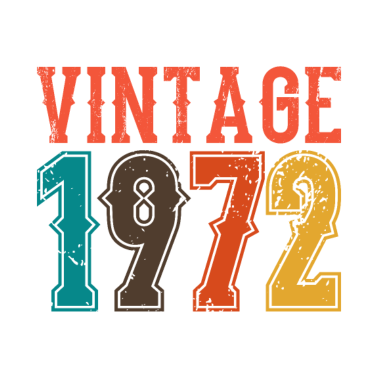 Motiv BORN IN 1972 Geburtstag Geschenk Vintage Männer