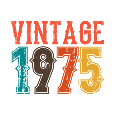 Motiv BORN IN 1975 Geburtstag Geschenk Vintage Männer