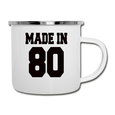 Geburtstag Geschenk Mann Emaille Tasse - 40.Geburtstag