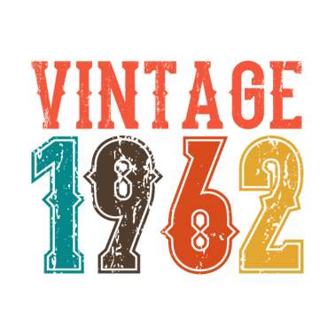 Motiv BORN IN 1962 Geburtstag Geschenk Vintage Männer