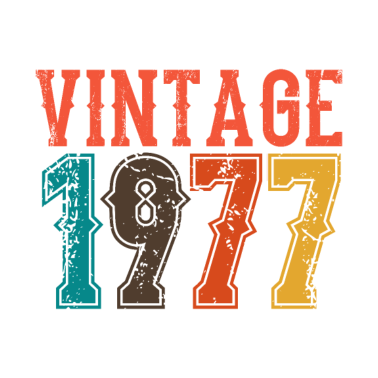 Motiv BORN IN 1977 Geburtstag Geschenk Vintage Männer