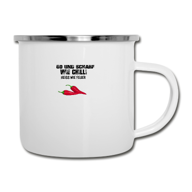 Geburtstag Geschenk Mann Emaille Tasse - 60 Geburtstag