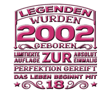 Motiv 18. Geburtstag Junge Mädchen Mann Frau