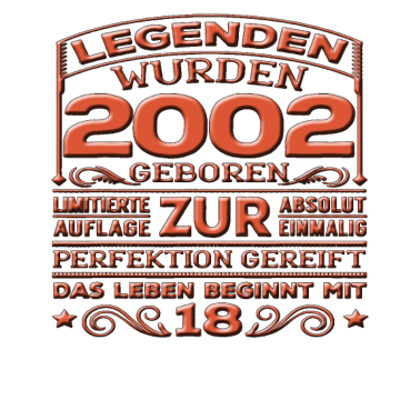 Motiv 18. Geburtstag Junge Mädchen Mann Frau