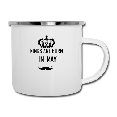 Geburtstag Geschenk Mann Emaille Tasse - Geburtstag Mai Geschenk Geschenidee Mann Junge