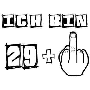 Motiv 30. Geburtstag Ich Bin 29 + Geschenk Männer Frauen