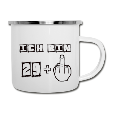 Geburtstag Geschenk Mann Emaille Tasse - 30. Geburtstag Ich Bin 29 + Geschenk Männer Frauen