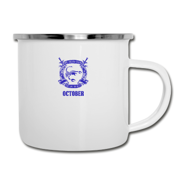 Geburtstag Geschenk Mann Emaille Tasse - Skorpion Sternzeichen Geschenke Männer Geburtstag