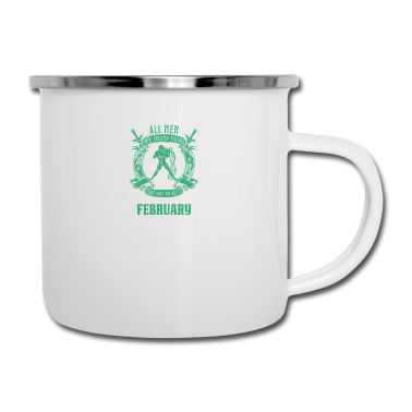 Geburtstag Geschenk Mann Emaille Tasse - Wassermann Sternzeichen Geschenk Männer Geburtstag