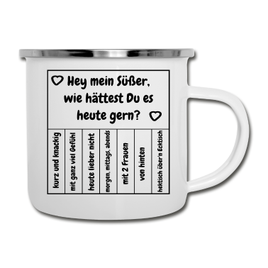 Geburtstag Geschenk Mann Emaille Tasse - Geschenkidee Mann Ehemann Freund Geburtstag Idee