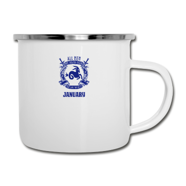 Geburtstag Geschenk Mann Emaille Tasse - Steinbock Sternzeichen Geschenke Männer Geburtstag
