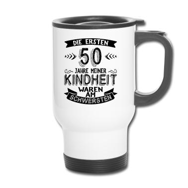 Geburtstag Geschenk Mann Thermobecher - 50 Geburtstag Mann
