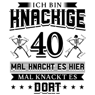 Motiv 40 Geburtstag Mann