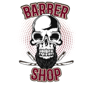 Motiv Bart Totenkopf Barber Geschenk Geburtstag Mann