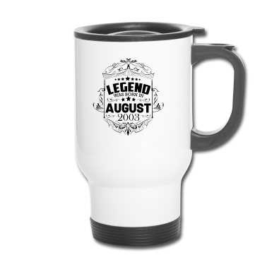 Geburtstag Geschenk Mann Thermobecher - Jahrgang 2003 August 18. Geburtstag Männer Frauen