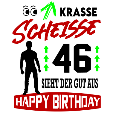 Motiv Sprüche Geburtstag Mann Gut aussehen Geschenk 46