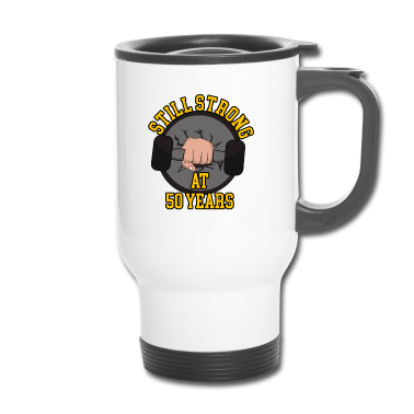 Geburtstag Geschenk Mann Thermobecher - 50. Geburtstag Männer Frauen Fitness