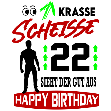 Motiv Sprüche Geburtstag Mann Gut aussehen Geschenk 22