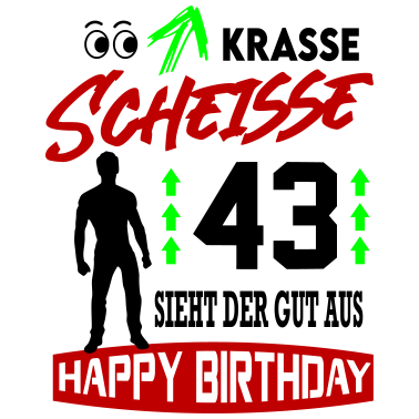 Motiv Sprüche Geburtstag Mann Gut aussehen Geschenk 43