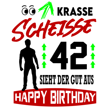 Motiv Sprüche Geburtstag Mann Gut aussehen Geschenk 42