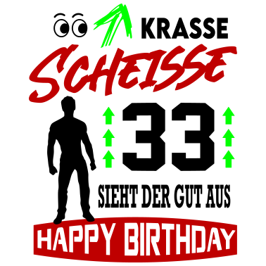 Motiv Sprüche Geburtstag Mann Gut aussehen Geschenk 33
