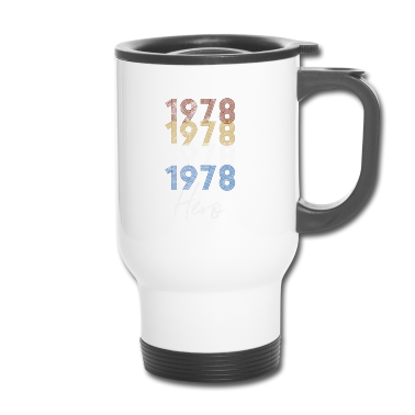 Geburtstag Geschenk Mann Thermobecher - Mann Held - 40. Geburtstag Geschenk 1978 retro