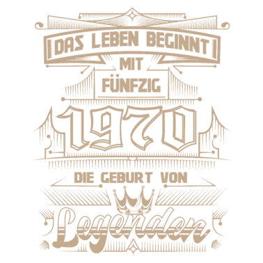 Motiv 50ter Geburtstag Mann für 1970 geborene