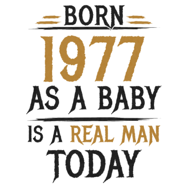 Motiv Mann 1977 Geboren Geburtstag