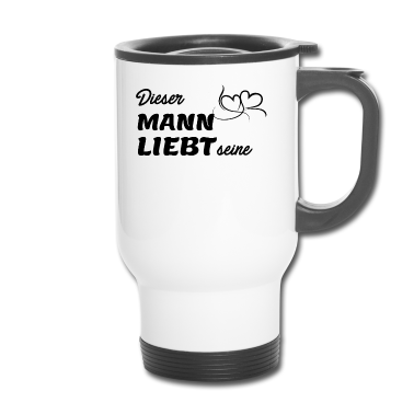 Geburtstag Geschenk Mann Thermobecher - DEIN NAME Mann seine frau geburtstag