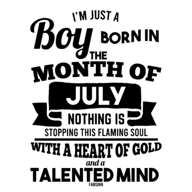 Motiv Juli Geburtstag Junge Mann Spruch