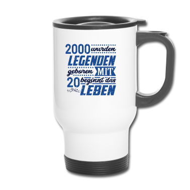 Geburtstag Geschenk Mann Thermobecher - 20 Geburtstag Legendee Männer Frauen