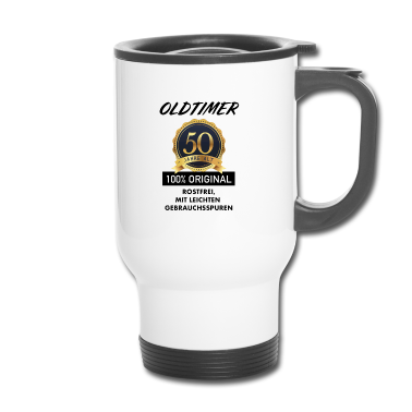 Geburtstag Geschenk Mann Thermobecher - Geschenk zum 50. Geburtstag für Männer