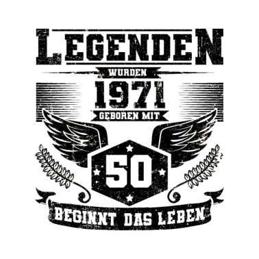 Motiv 50. Geburtstag Legende Männer Frauen