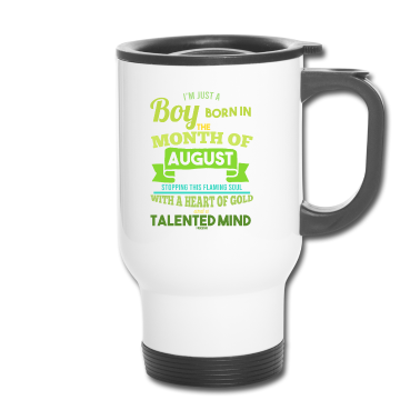 Geburtstag Geschenk Mann Thermobecher - August Geburtstag Junge Mann Papa