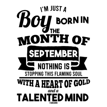 Motiv September Geburtstag Junge Mann Papa