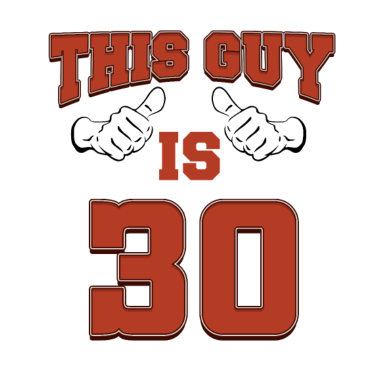 Motiv 30. Geburtstag T-shirt /Geschenkidee/Männer/Frauen