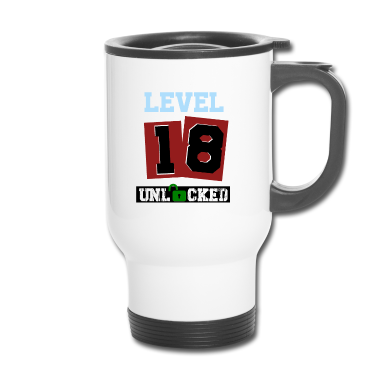 Geburtstag Geschenk Mann Thermobecher - 18.Geburtstag Mann Frau Junge Mädchen Geschenkidee