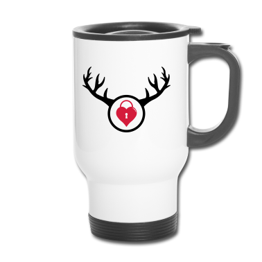 Geburtstag Geschenk Mann Thermobecher - Cuckold - Der gehörnte Mann Geschenk Geburtstag