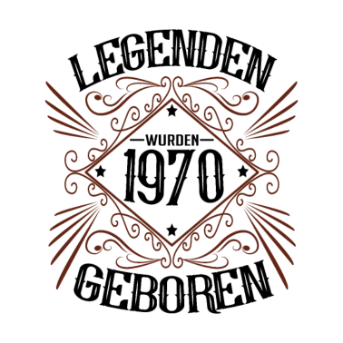 Motiv 1970 Geburtstag Geschenk für Männer und Frauen