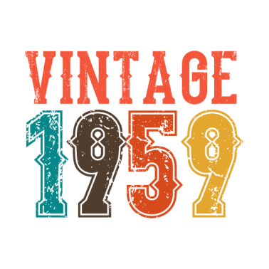 Motiv BORN IN 1959 Geburtstag Geschenk Vintage Männer