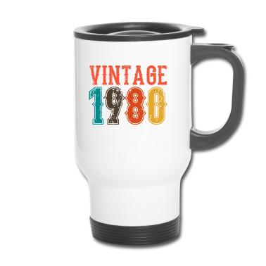 Geburtstag Geschenk Mann Thermobecher - BORN IN 1980 Geburtstag Geschenk Vintage Männer