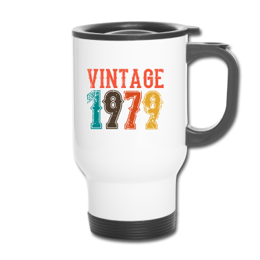 Geburtstag Geschenk Mann Thermobecher - BORN IN 1979 Geburtstag Geschenk Vintage Männer