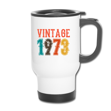 Geburtstag Geschenk Mann Thermobecher - BORN IN 1973 Geburtstag Geschenk Vintage Männer