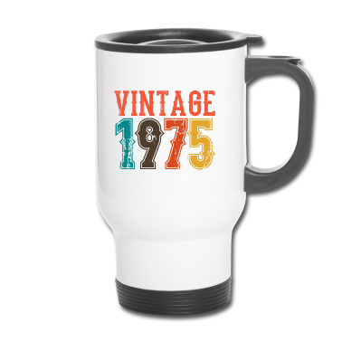 Geburtstag Geschenk Mann Thermobecher - BORN IN 1975 Geburtstag Geschenk Vintage Männer