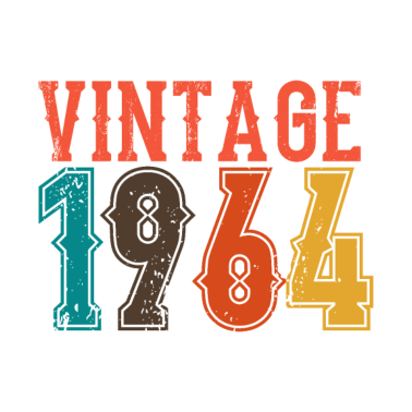 Motiv BORN IN 1964 Geburtstag Geschenk Vintage Männer