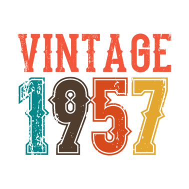 Motiv BORN IN 1957 Geburtstag Geschenk Vintage Männer