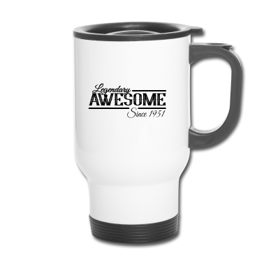 Geburtstag Geschenk Mann Thermobecher - Awesome seit 1951 Geburtstag Geschenkideen Männer