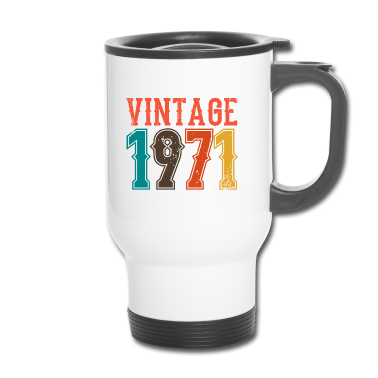 Geburtstag Geschenk Mann Thermobecher - BORN IN 1971 Geburtstag Geschenk Vintage Männer