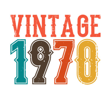 Motiv BORN IN 1970 Geburtstag Geschenk Vintage Männer