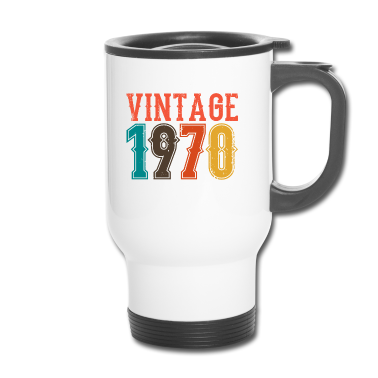 Geburtstag Geschenk Mann Thermobecher - BORN IN 1970 Geburtstag Geschenk Vintage Männer